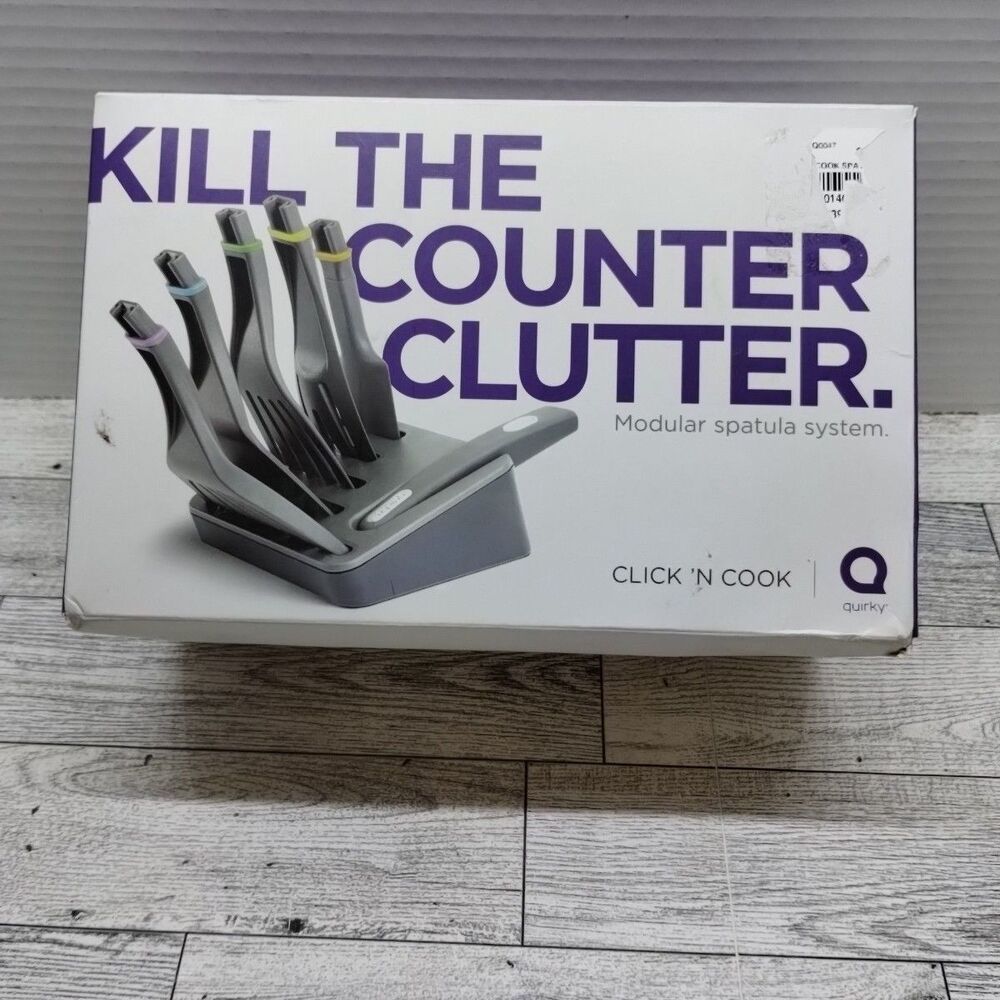 Quirky Modular Spatula System Click N Cook Kill The Counter Clutter Kitchen Ware